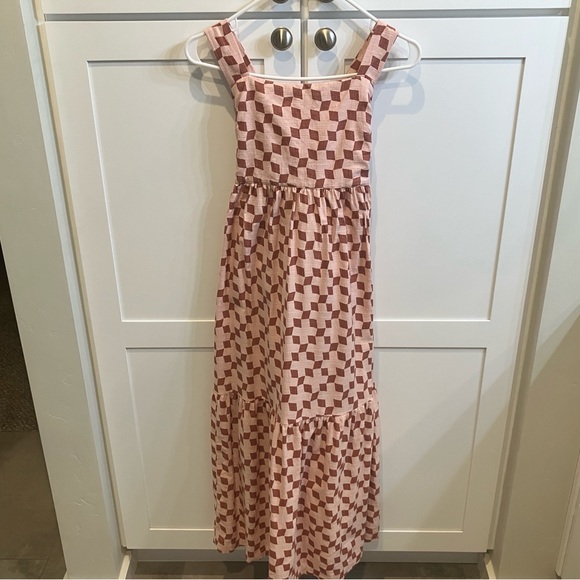 Madewell cotton dress diamond print 6 - Picture 1 of 3